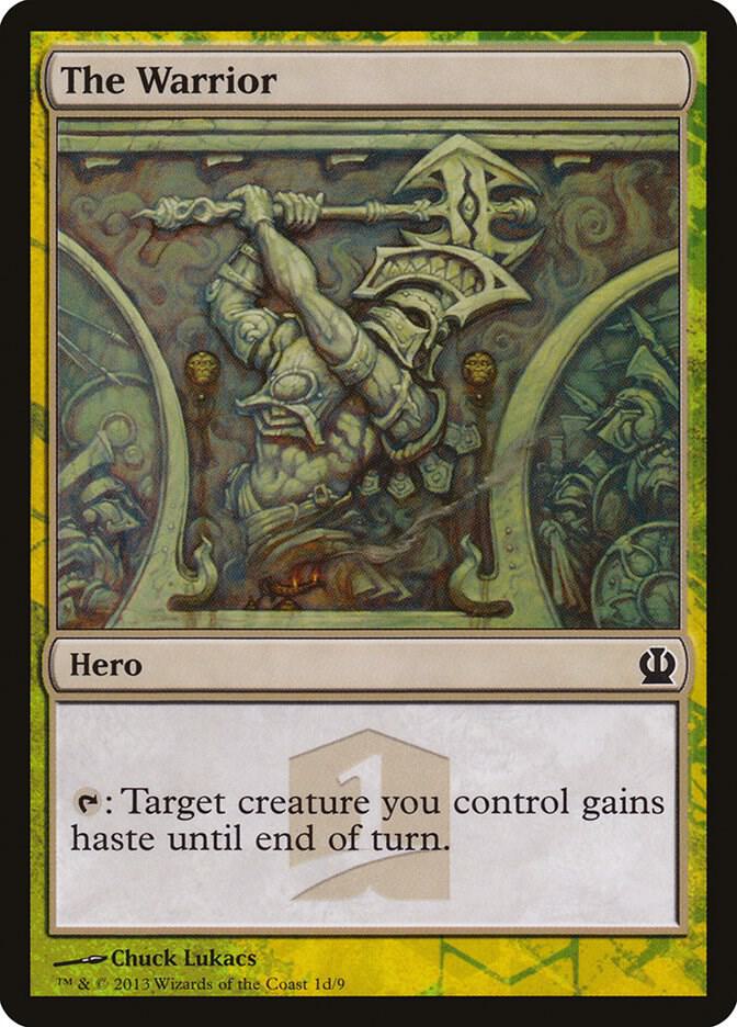 The Warrior 1d card from Hero's Path Promos