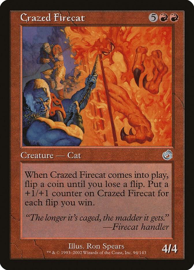 Crazed Firecat 94 card from Torment