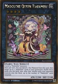 Madolche Queen Tiaramisu PGL2-EN045 card from Premium Gold: Return of the Bling