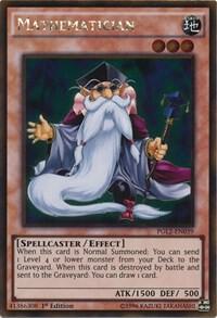 Mathematician PGL2-EN039 card from Premium Gold: Return of the Bling