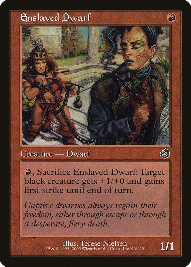 Enslaved Dwarf 96 card from Torment