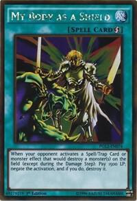 My Body as a Shield PGL2-EN074 card from Premium Gold: Return of the Bling
