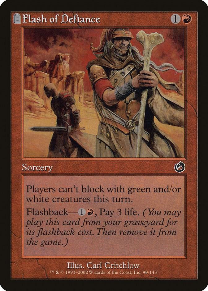 Flash of Defiance 99 card from Torment