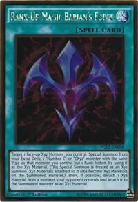 Rank-Up-Magic Barian's Force PGL2-EN058 card from Premium Gold: Return of the Bling