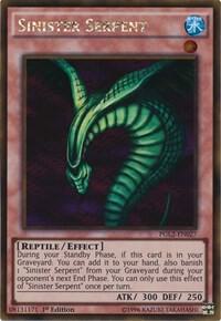 Sinister Serpent PGL2-EN027 card from Premium Gold: Return of the Bling