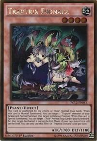 Traptrix Dionaea PGL2-EN041 card from Premium Gold: Return of the Bling
