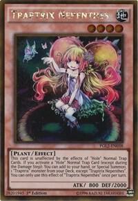 Traptrix Nepenthes PGL2-EN038 card from Premium Gold: Return of the Bling