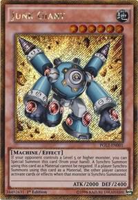 Junk Giant PGL2-EN001 card from Premium Gold: Return of the Bling