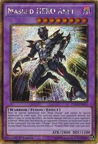 Masked HERO Anki PGL2-EN011 card from Premium Gold: Return of the Bling