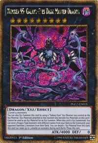 Number 95: Galaxy-Eyes Dark Matter Dragon PGL2-EN015 card from Premium Gold: Return of the Bling