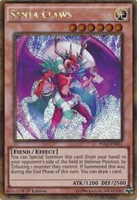 Santa Claws PGL2-EN021 card from Premium Gold: Return of the Bling