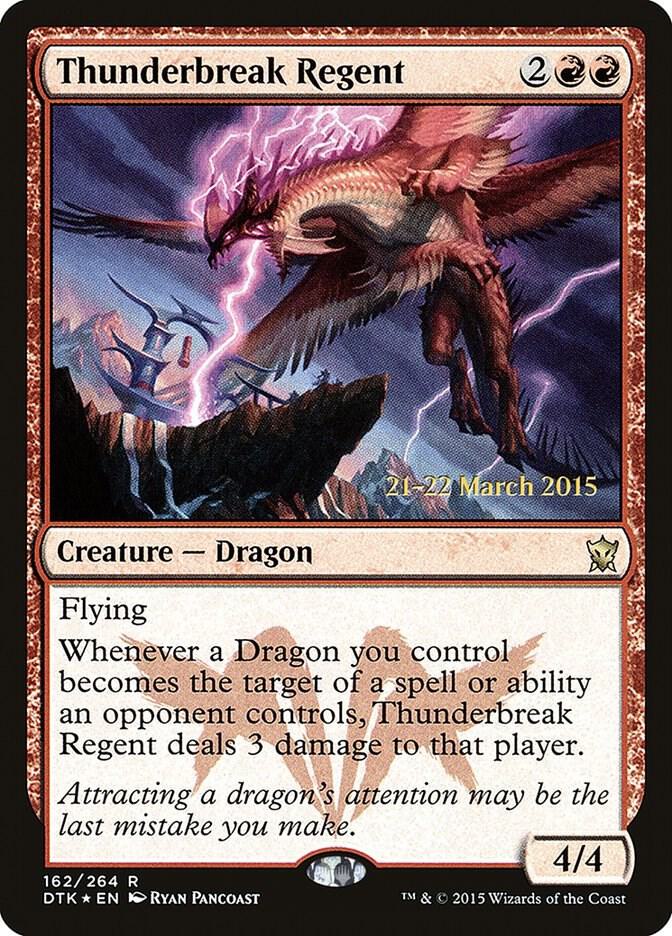 Thunderbreak Regent 162 card from Prerelease Cards