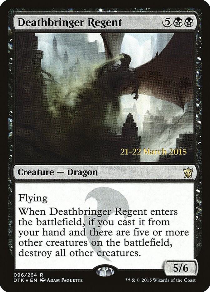 Deathbringer Regent 96 card from Prerelease Cards