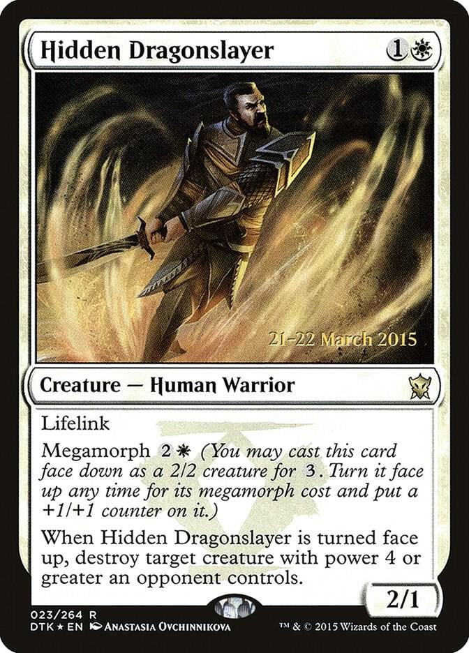 Hidden Dragonslayer 23 card from Prerelease Cards