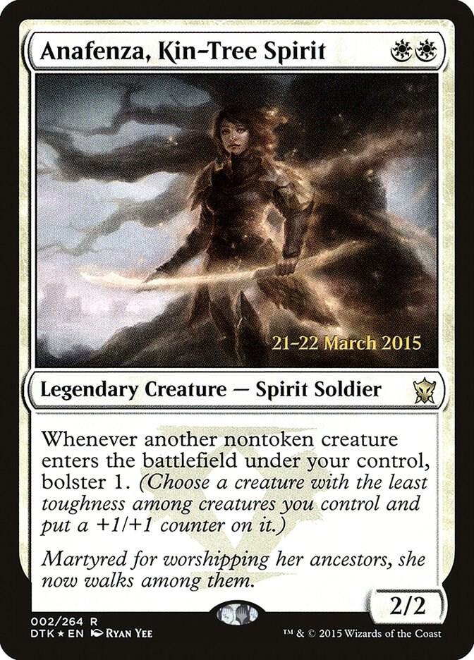 Anafenza, Kin-Tree Spirit 2 card from Prerelease Cards