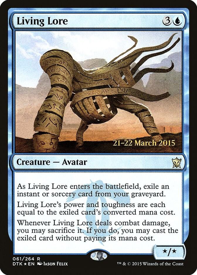 Living Lore 61 card from Prerelease Cards