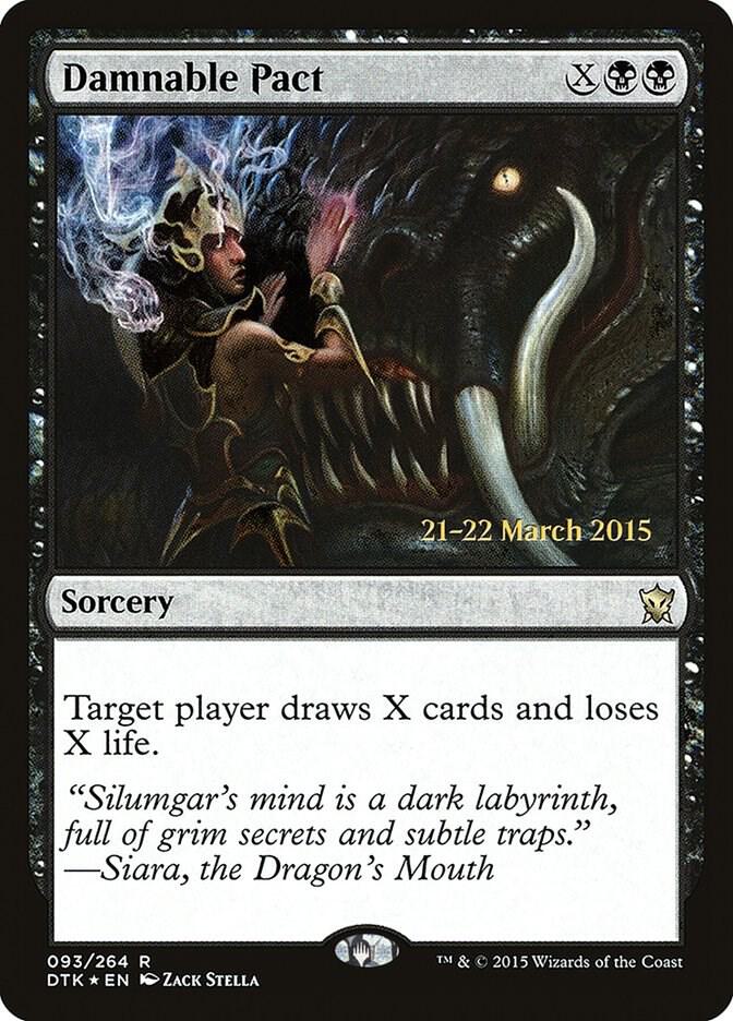 Damnable Pact 93 card from Prerelease Cards