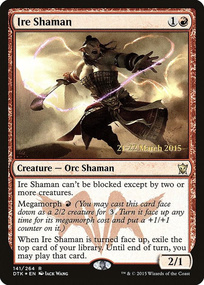 Ire Shaman 141 card from Prerelease Cards