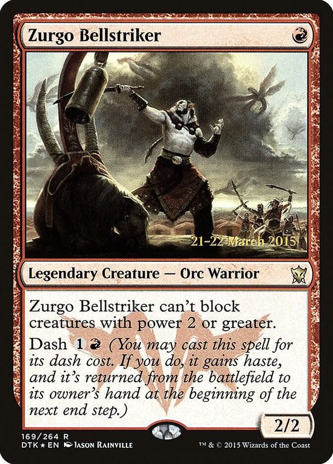 Zurgo Bellstriker 169 card from Prerelease Cards