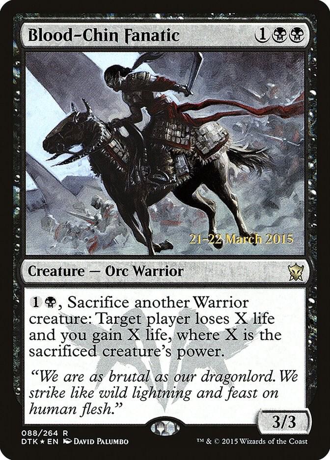 Blood-Chin Fanatic 88 card from Prerelease Cards