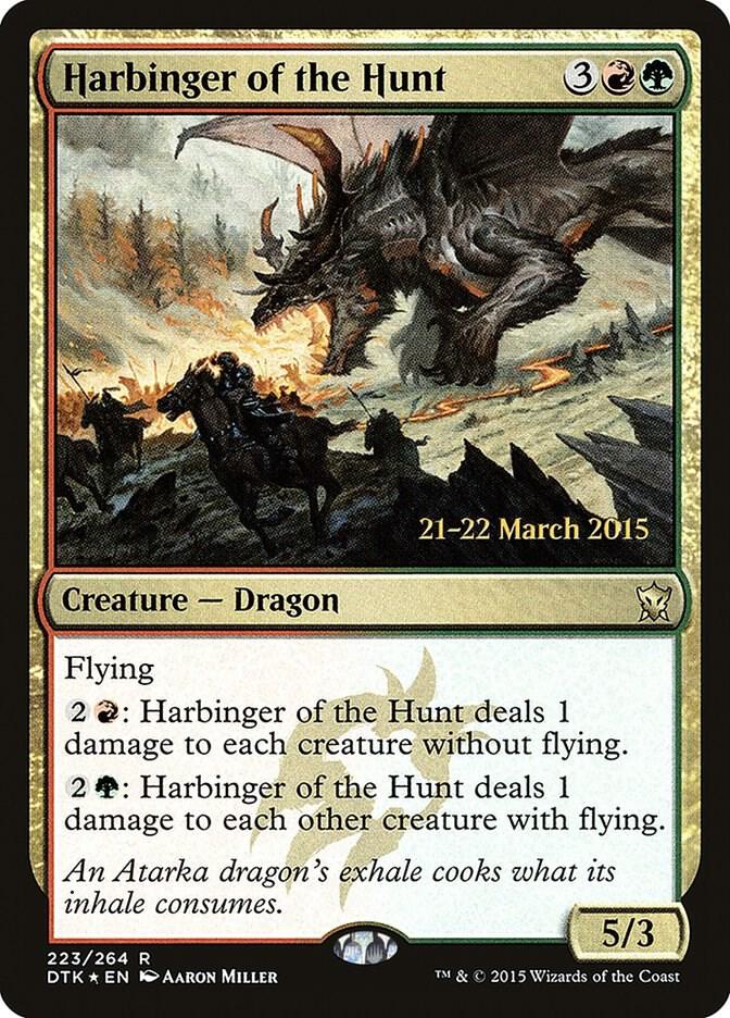 Harbinger of the Hunt 223 card from Prerelease Cards