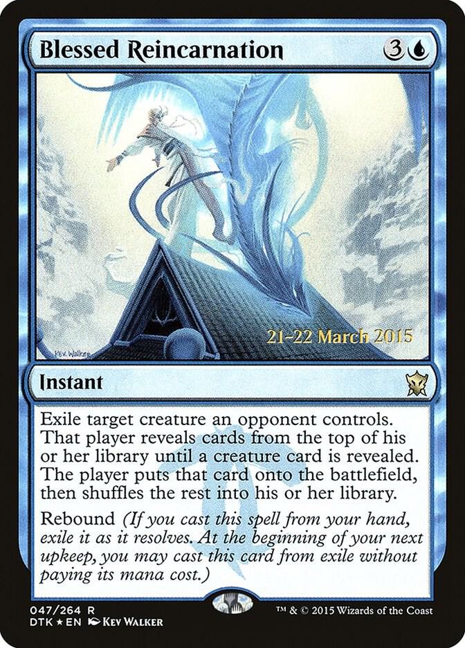 Blessed Reincarnation 47 card from Prerelease Cards