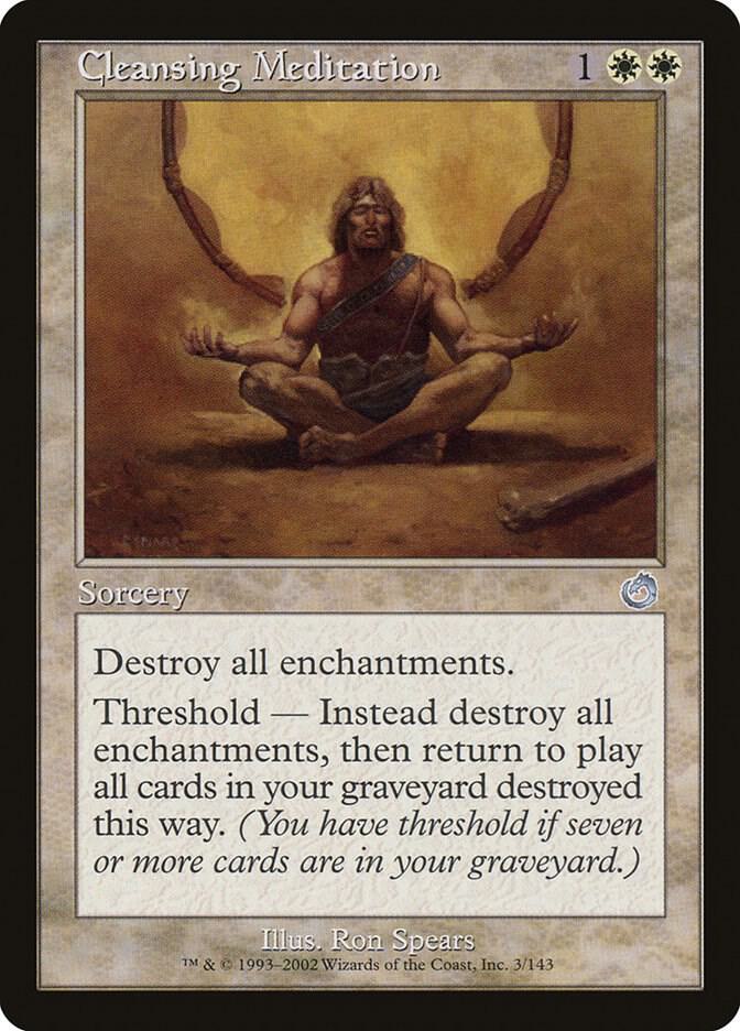 Cleansing Meditation 3 card from Torment