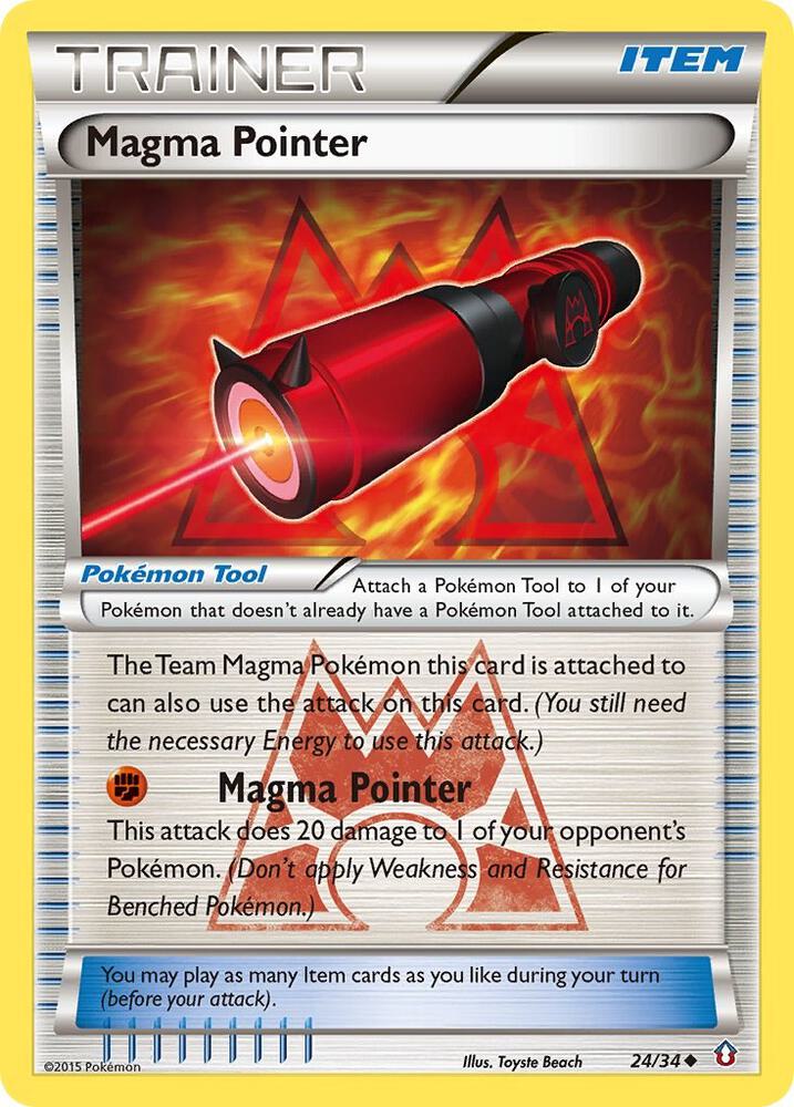 Magma Pointer 24/34 card from Double Crisis