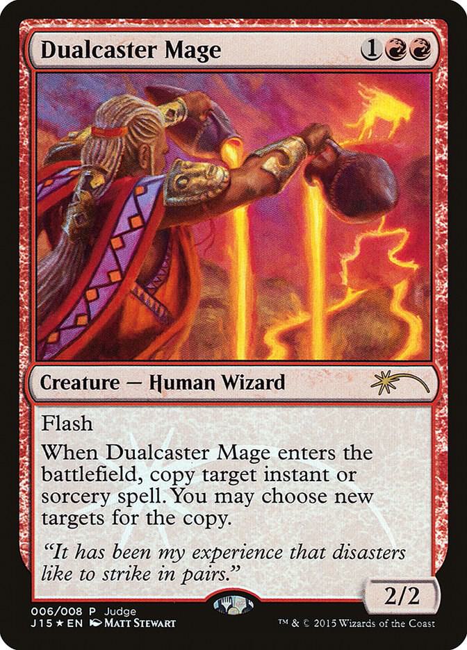 Dualcaster Mage 6 card from Judge Promos