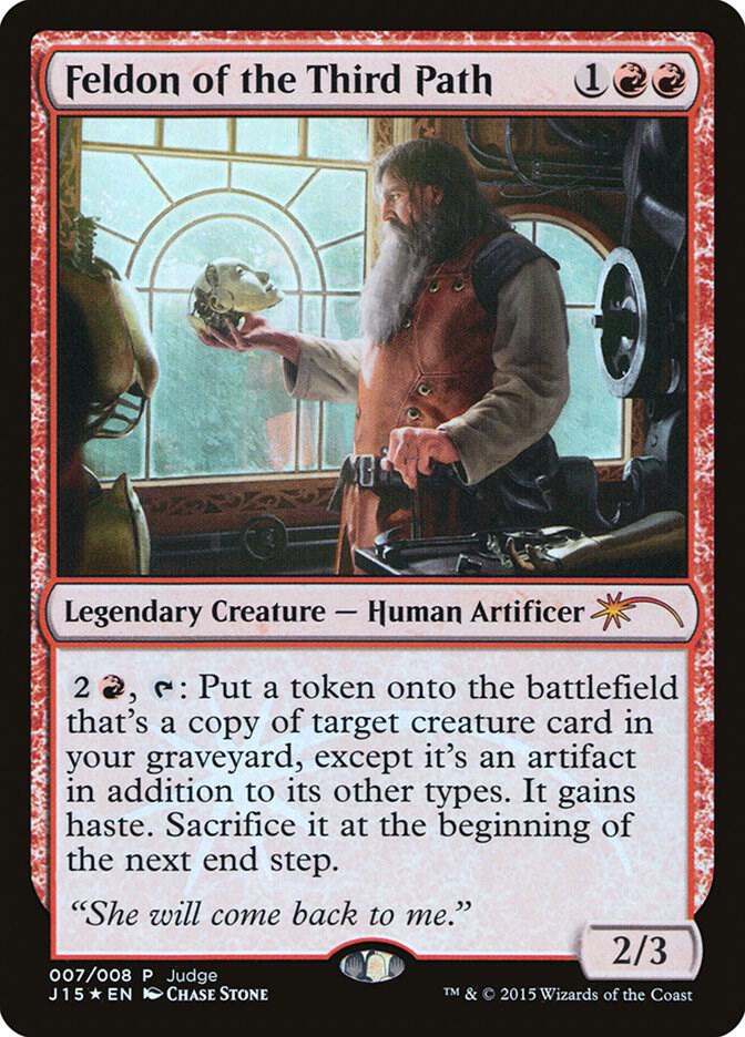 Feldon of the Third Path 7 card from Judge Promos