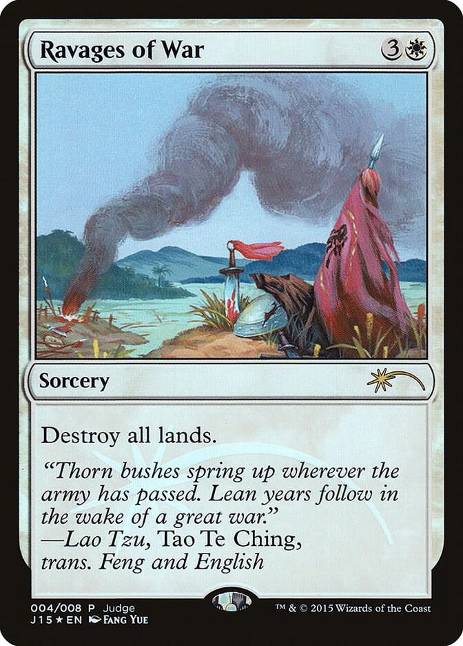 Ravages of War 4 card from Judge Promos