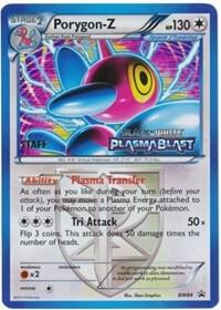 Porygon-Z (Team Plasma) (Prerelease) [Staff] BW84 card from Black and White Promos