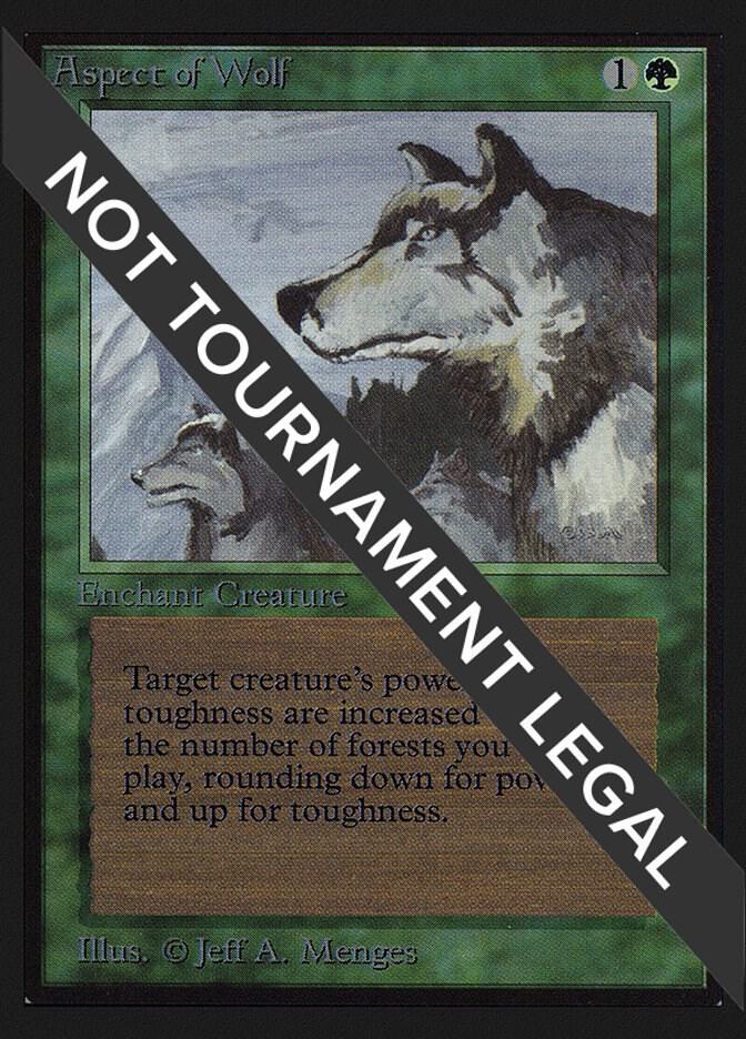 Aspect of Wolf (IE) card from International Edition