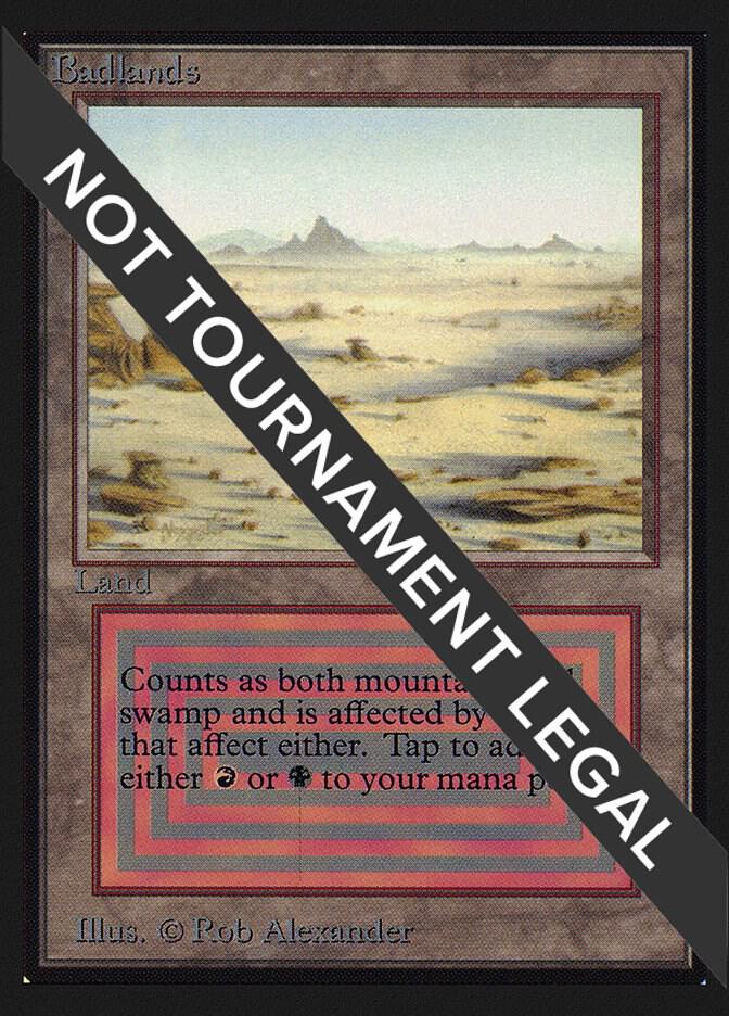 Badlands (IE) card from International Edition