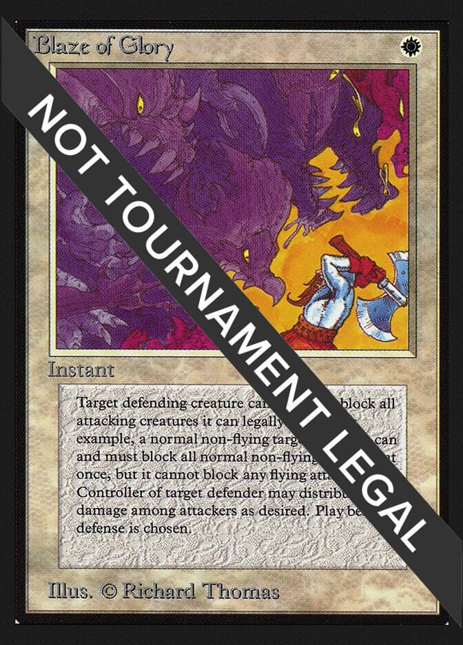 Blaze of Glory (IE) card from International Edition