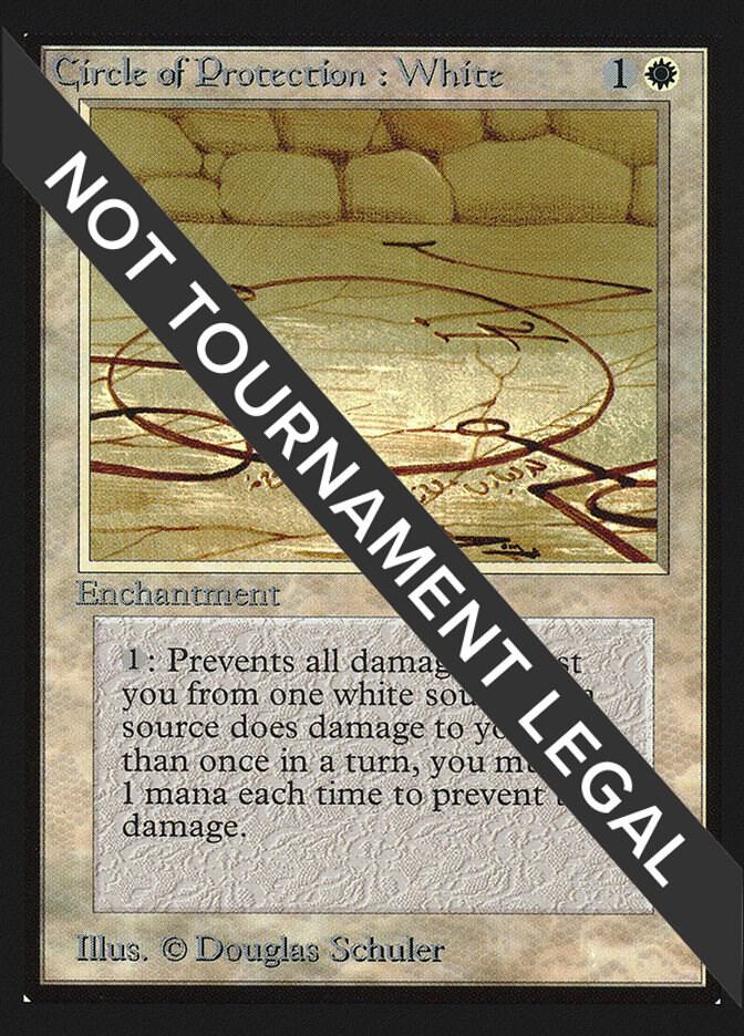 Circle of Protection: White (IE) card from International Edition