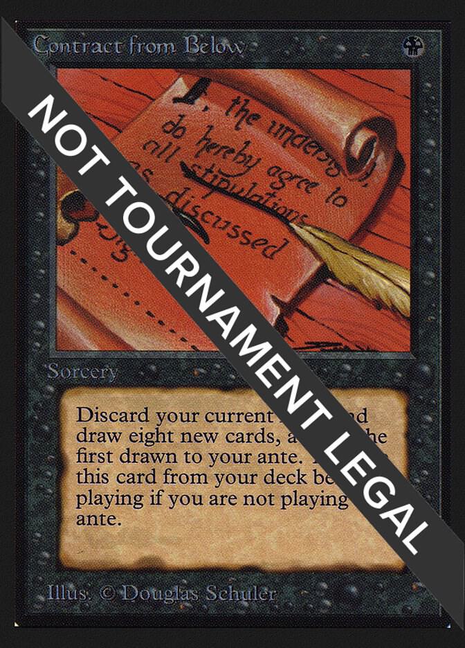 Contract from Below (IE) card from International Edition