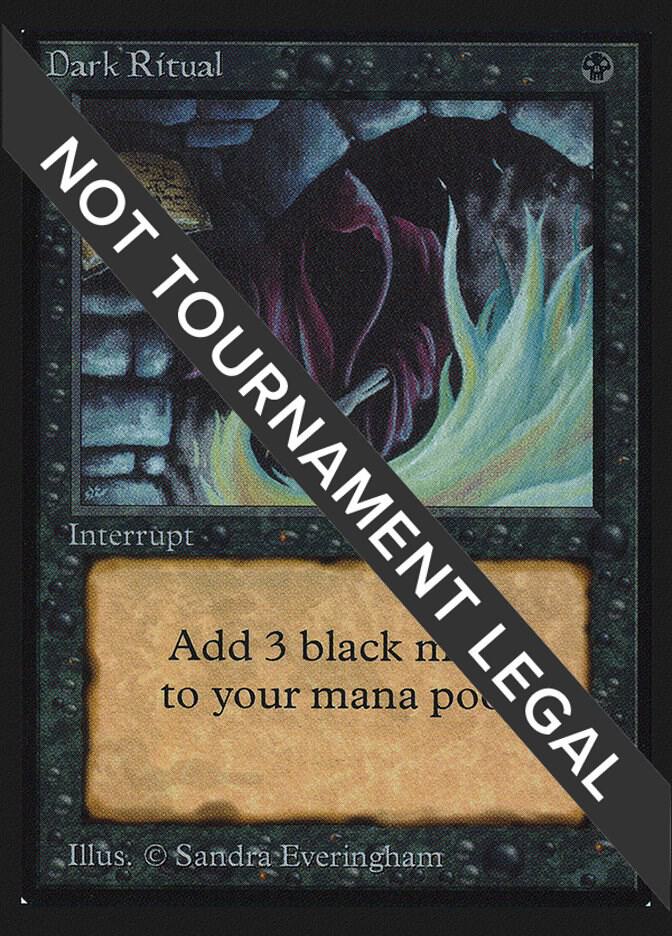 Dark Ritual (IE) card from International Edition