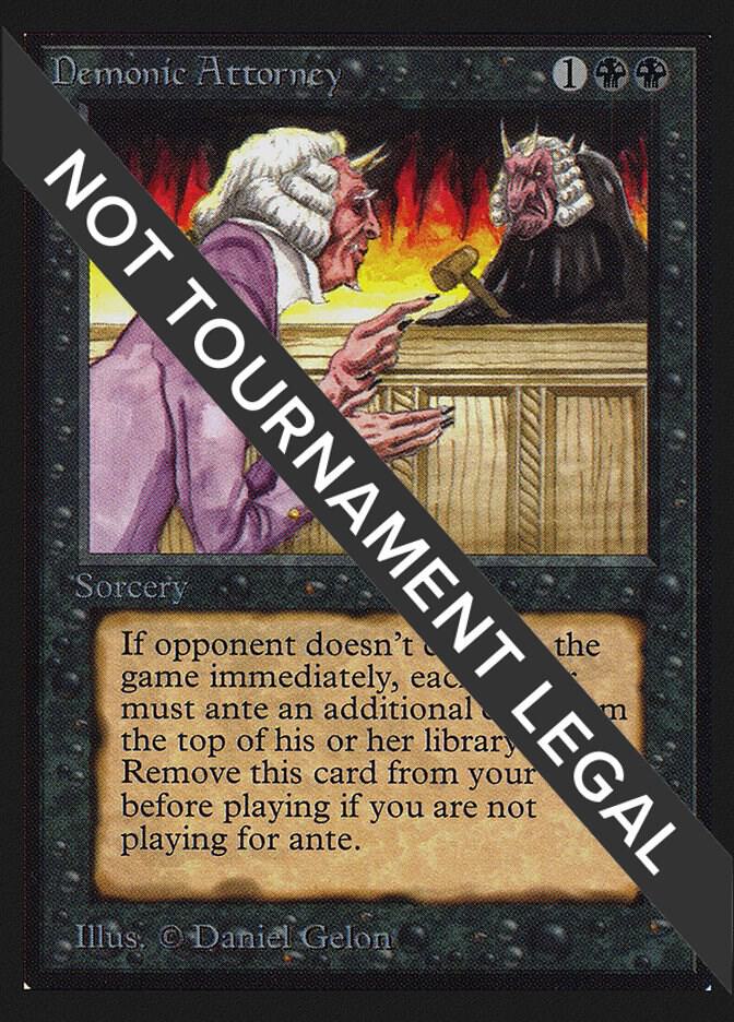 Demonic Attorney (IE) card from International Edition