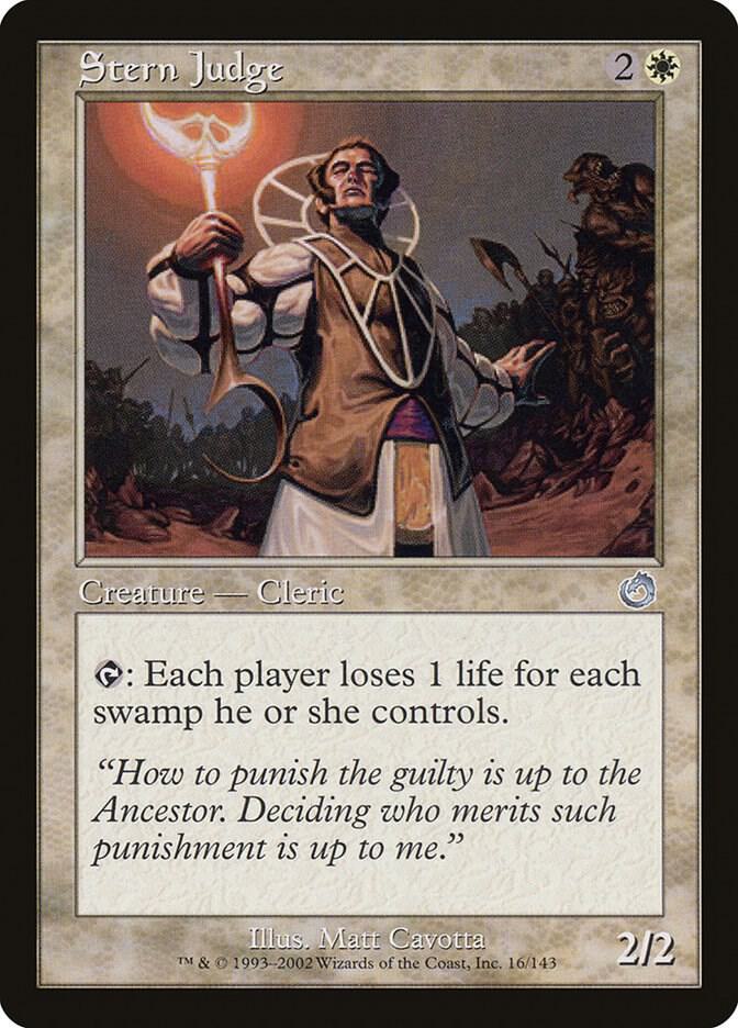 Stern Judge 16 card from Torment