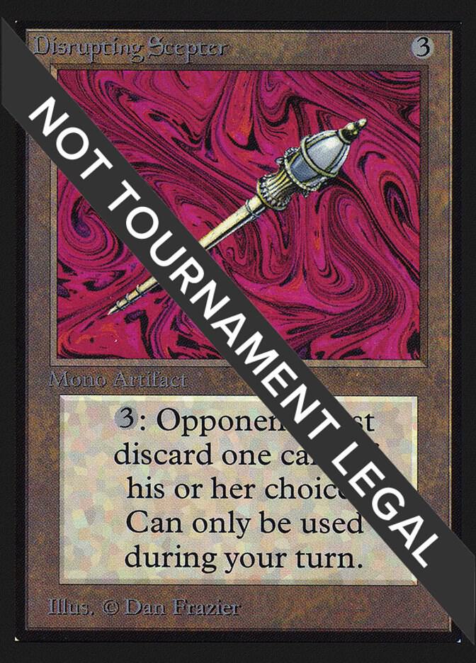 Disrupting Scepter (IE) card from International Edition