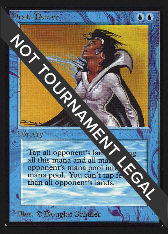 Drain Power (IE) card from International Edition