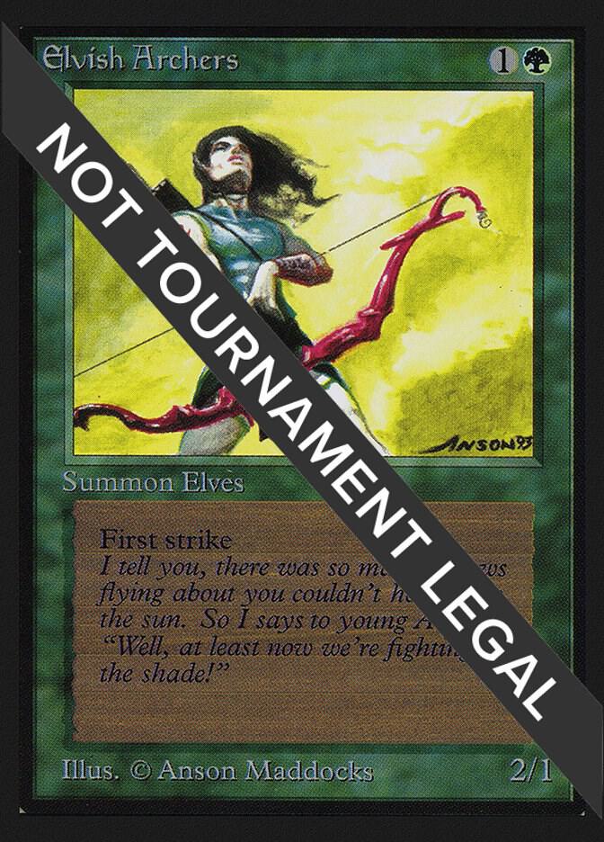 Elvish Archers (IE) card from International Edition