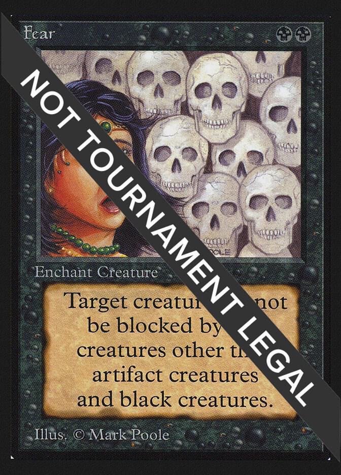 Fear (IE) card from International Edition