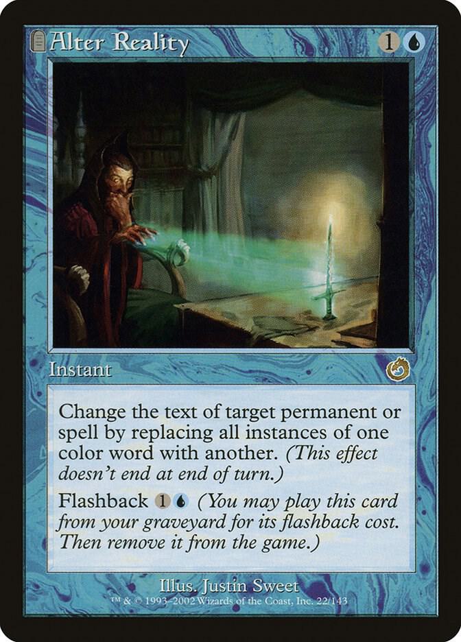 Alter Reality 22 card from Torment