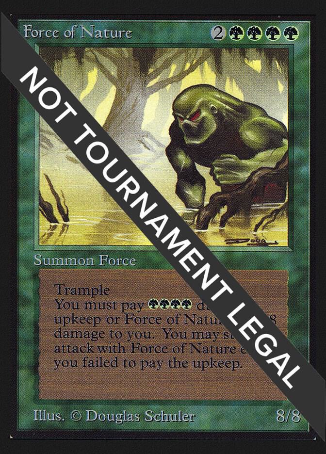 Force of Nature (IE) card from International Edition