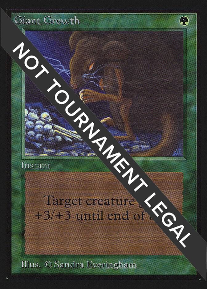 Giant Growth (IE) card from International Edition