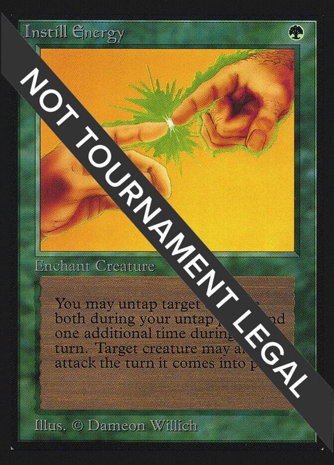 Instill Energy (IE) card from International Edition