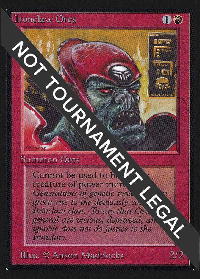 Ironclaw Orcs (IE) card from International Edition