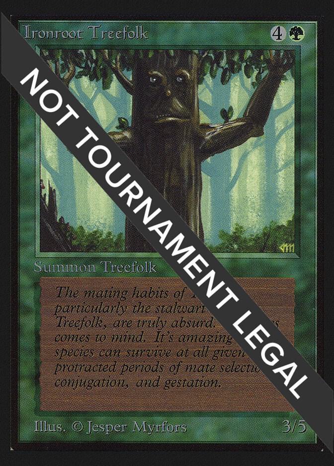 Ironroot Treefolk (IE) card from International Edition